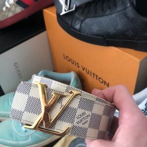 Louis Vuitton Damier Azur Belt